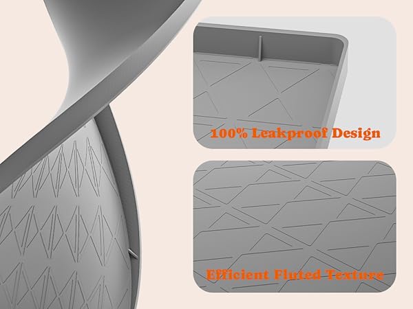 silicone cat litter mat grey