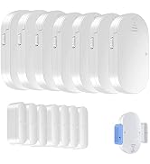 Evernary Door Window Alarm, 7Pcs Wireless Pool Door Alarm for Home Kids Saftey with 120dB Loud 4 ...
