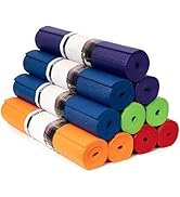 Sunshine Yoga Voyage Yoga Mat, 10 Pack, 72