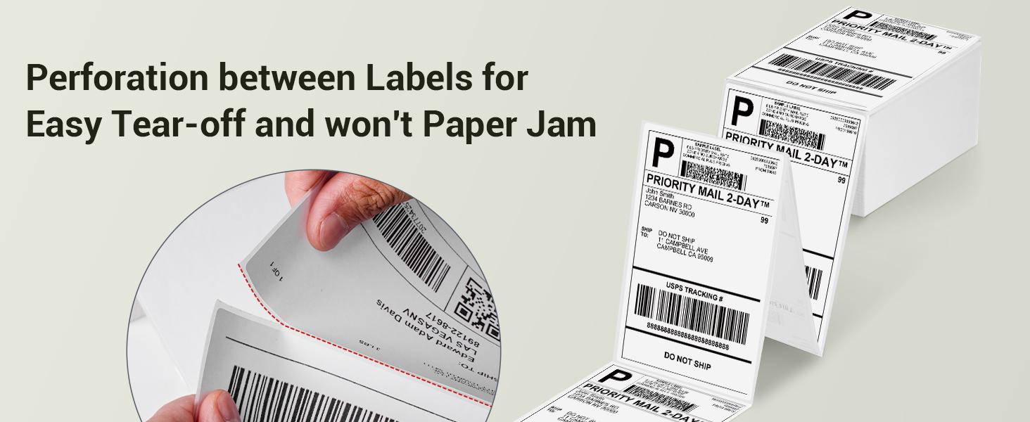 thermal printer labels