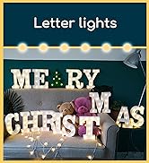 MUMUXI Marquee Light Up Letters | Battery Powered LED Letters Lights Alphabet | Marquee Letters w...