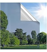 rabbitgoo Window Privacy Film One Way Window Tint, Static Cling Sun Blocking Anti UV Glass Door W...