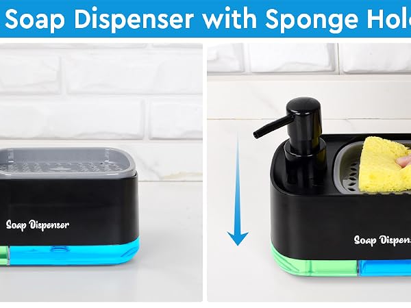 black soap dispensers