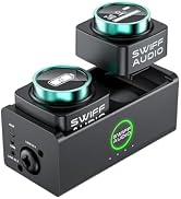 SWIFF Wireless in Ear Monitor System with Charging Box, 5.8GHZ in Ear Monitor Wireless System 1 T...