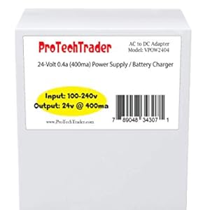NI-CD recharger transformer converter replacement volt volts 24 400ma 300ma 0.3a 0.4a amp
