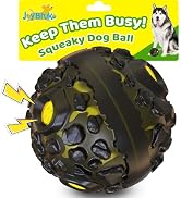 JoyBruko Dog Ball for Aggressive Chewers - Interactive Dog Toy Giggle Balls Fun Squeaky Sound to ...