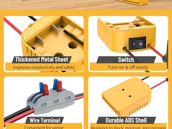 dewalt power wheels adapter