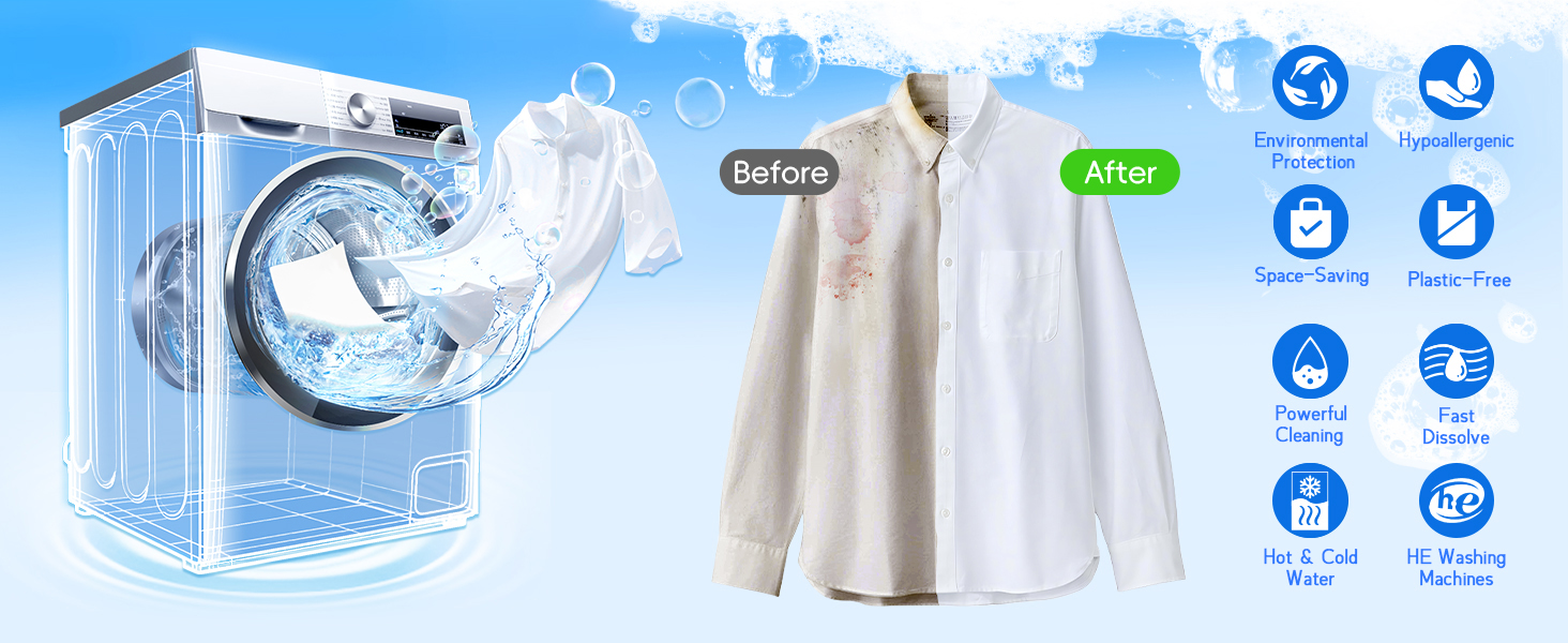 Laundry Detergent Sheets