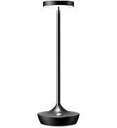 Willdoak Cordless Table Lamp Rechargeable - 6000mAh LED Battery Operated Table Light - Portable T...