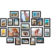 20 Packs Picture Frames Collage Wall Decor for Wall Hanging or Tabletop Display, Gallery Wall Fra...
