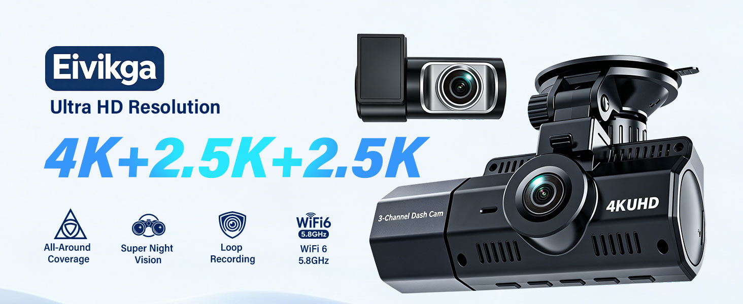 Eivikga Dash Cam