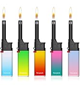 Navpeak Mini Candle Lighter Colorful Set Multipurpose Utility Lighters with Extended Wand Handy G...