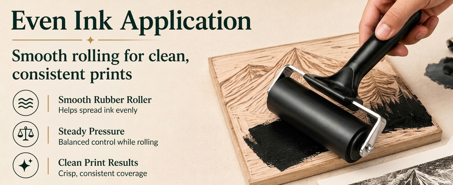 brayer rollers for printmakng