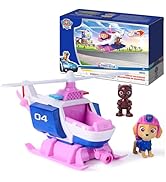 Paw Patrol: Search & Rescue, Skye Rescue Helicopter with 2 Figures, Hero Helicopter Toy with Pull...