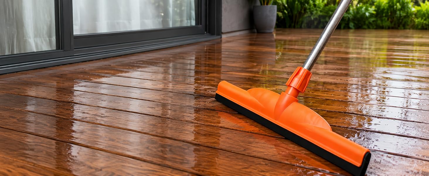 long handle squeegee for deck cleaning