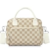 TESAFNG Lunch Box for Women Insulated Lunch Bag Cute Corduroy Lunch Tote Bags Lightweight Reusabl...