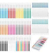 lanjue 255 Pieces Braces Flossers for Braces, Interdental Brush Soft Dental Floss Picks Braces Cl...
