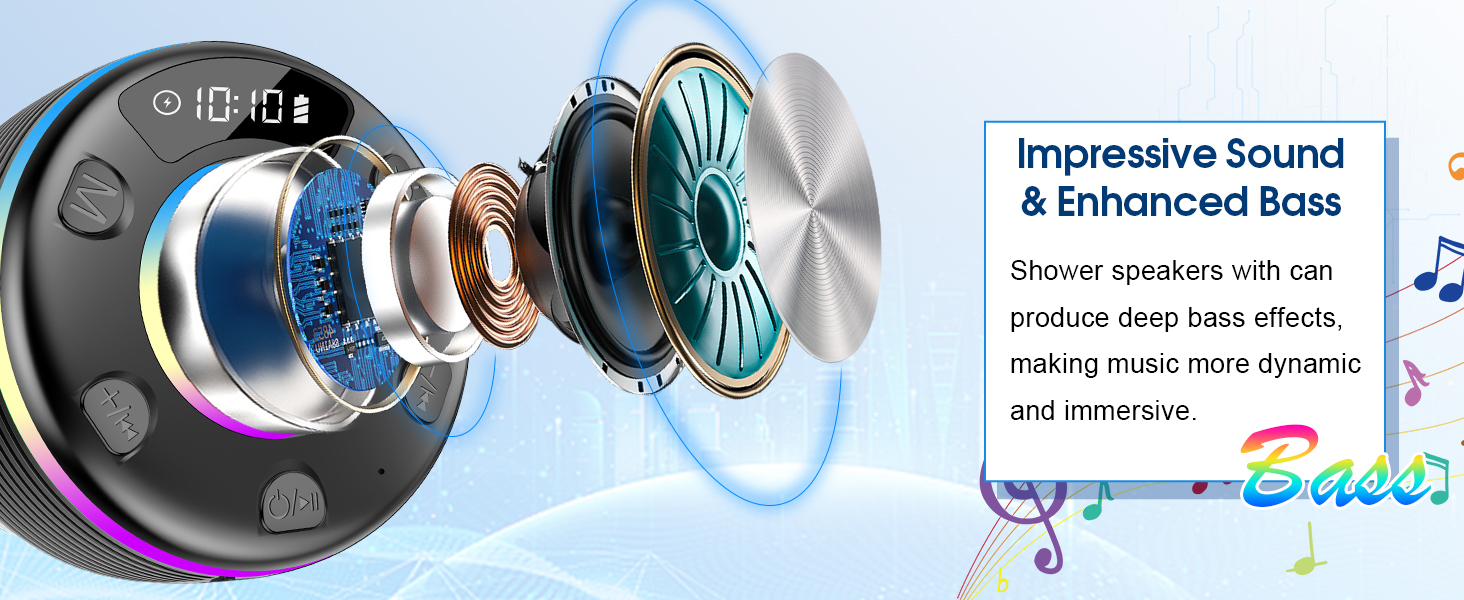 Bluetooth Shower Speaker