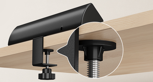 The enlarged tightening knob offers a better grip, making it easier to apply force when tightening