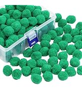 150 Pcs Pom Poms for Craft, 1 Inch Pom Pom Balls Poms Arts and Crafts for Creative Decorations, G...