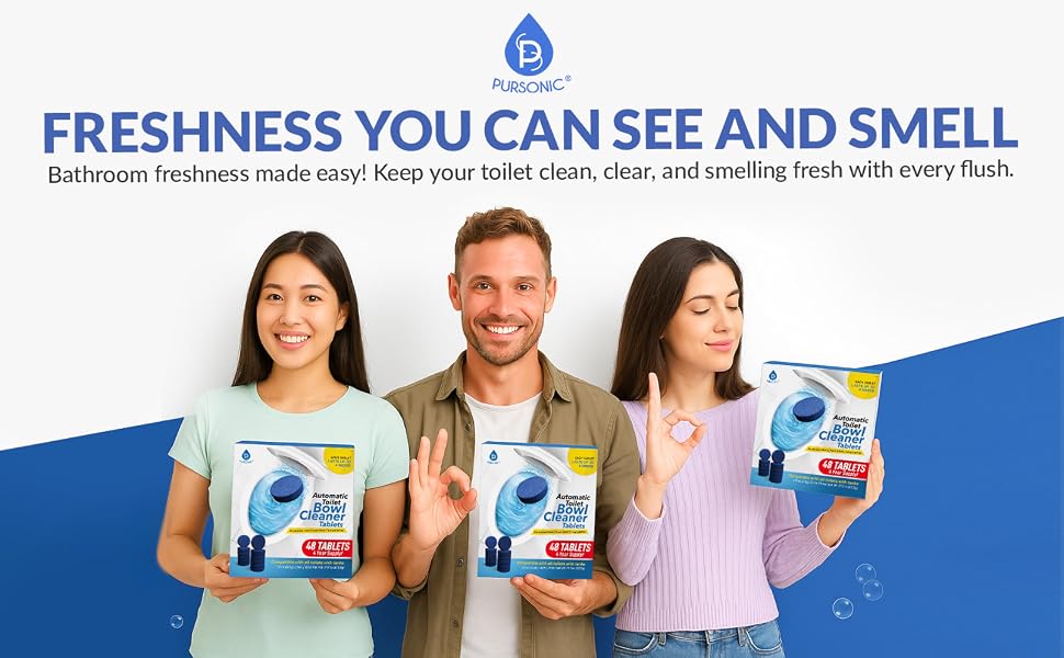 Septic tank tablets plumbing safe bleach and blue cleaning formula