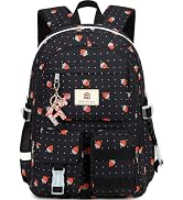 Laptop School Backpack for Teen Girls Women 15.6 Inch Cute College Backpacks Large Elementary Mid...