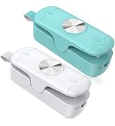 OEOP Bag Sealer, 2 in 1 Mini Bag Sealer Heat Seal and Cutter, Portable Chip Bag Sealer Heat Seale...
