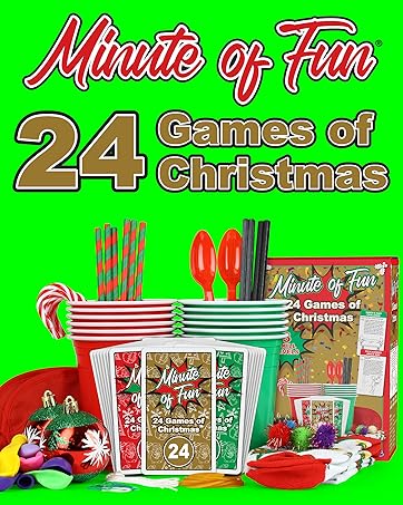Minute of Fun, Minute Games, Minute to Win It, Family Games, Advent Calendar
