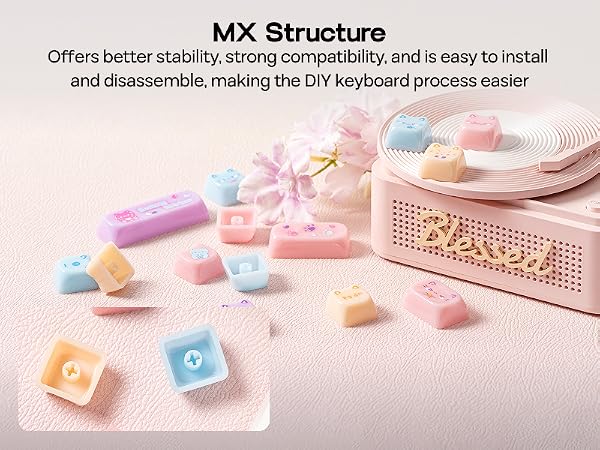 Meow Pudding Keycaps