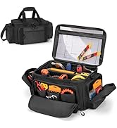 Trahzia Tactical Tool Bag with Anti-friction Bottom, Hand Tool Tote Storage Organizer for Men, Sm...