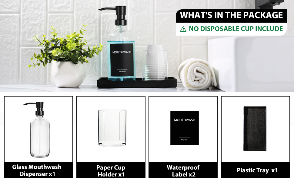 mouthwash dispenser