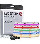 BTF-LIGHTING FCOB COB LED Strip Light,UL Listed RGBW 3000K 896LED/m High Density LED Tape Light,1...
