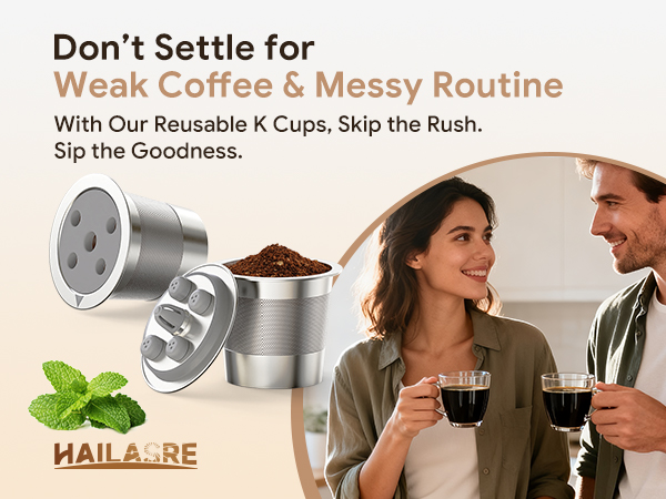 reusable k cups Compatible with keurig