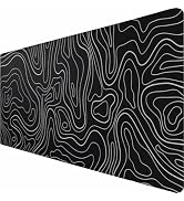 Large Mouse Pad, Waterproof Gaming Mousepad with Non-Slip Rubber Base, Stitched Edges, XXL Comput...