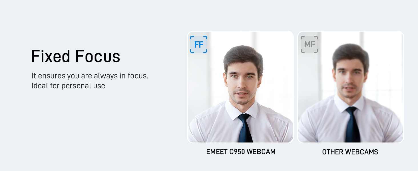 fixed focus hd webcam offers more stable image quality by precise focus