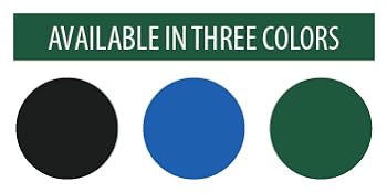 image showing the available colors for gold pan: black, blue, green