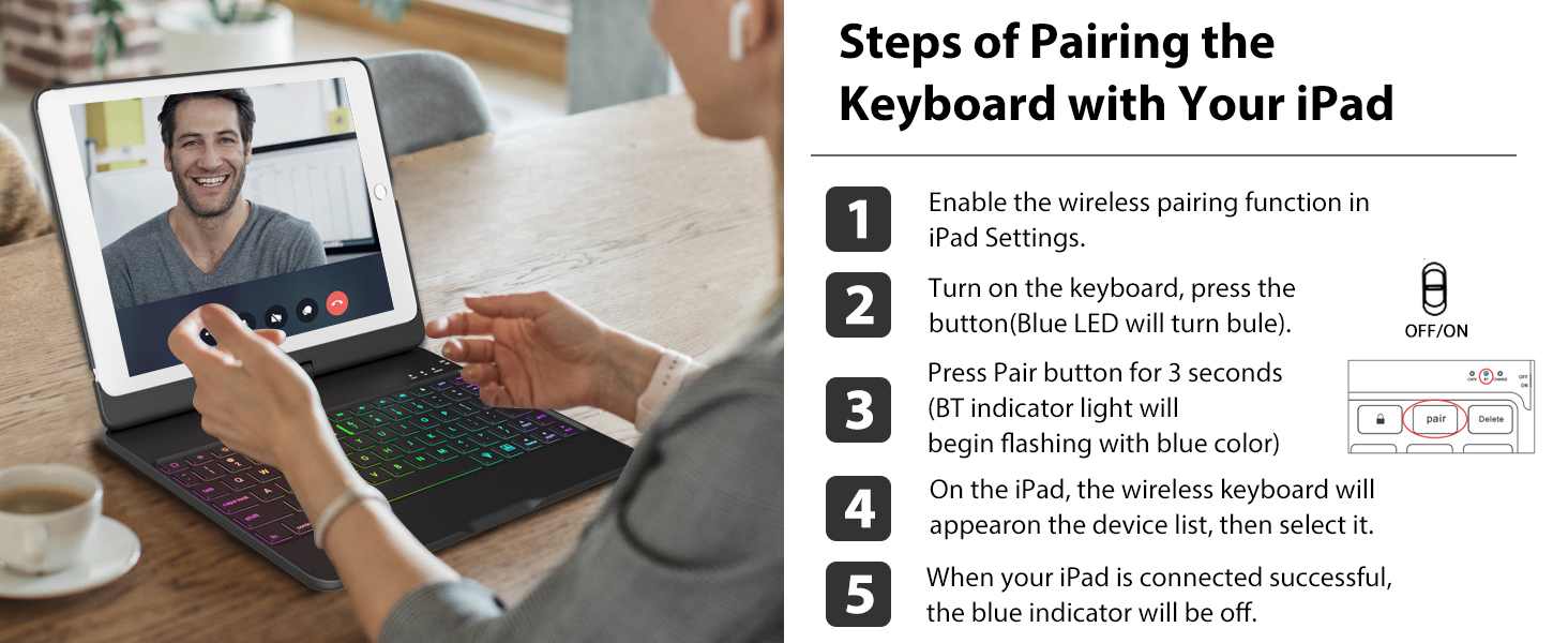 ipad 6th generation case with keyboard