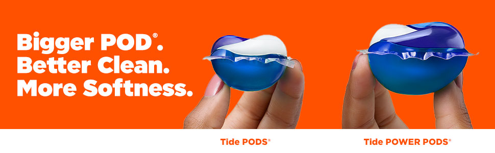 Bigger POD, Better Clean, More Softness.