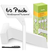 Plant Labels 60 Pcs Yuanling Large 11.8 Inch Plant Markers Signs Plastic Waterproof Garden Label ...