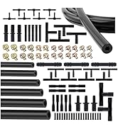 6PCS 5Ft Silicone Vacuum Hose Automotive Kit,ID 3/8",5/16",1/4",3/16",5/32",1/8" Vacuum Lines Aut...
