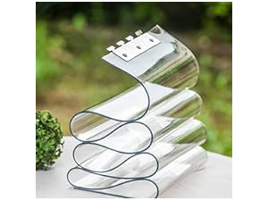 Transparent strips high flexibility curtains