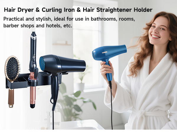 blow dryer holder