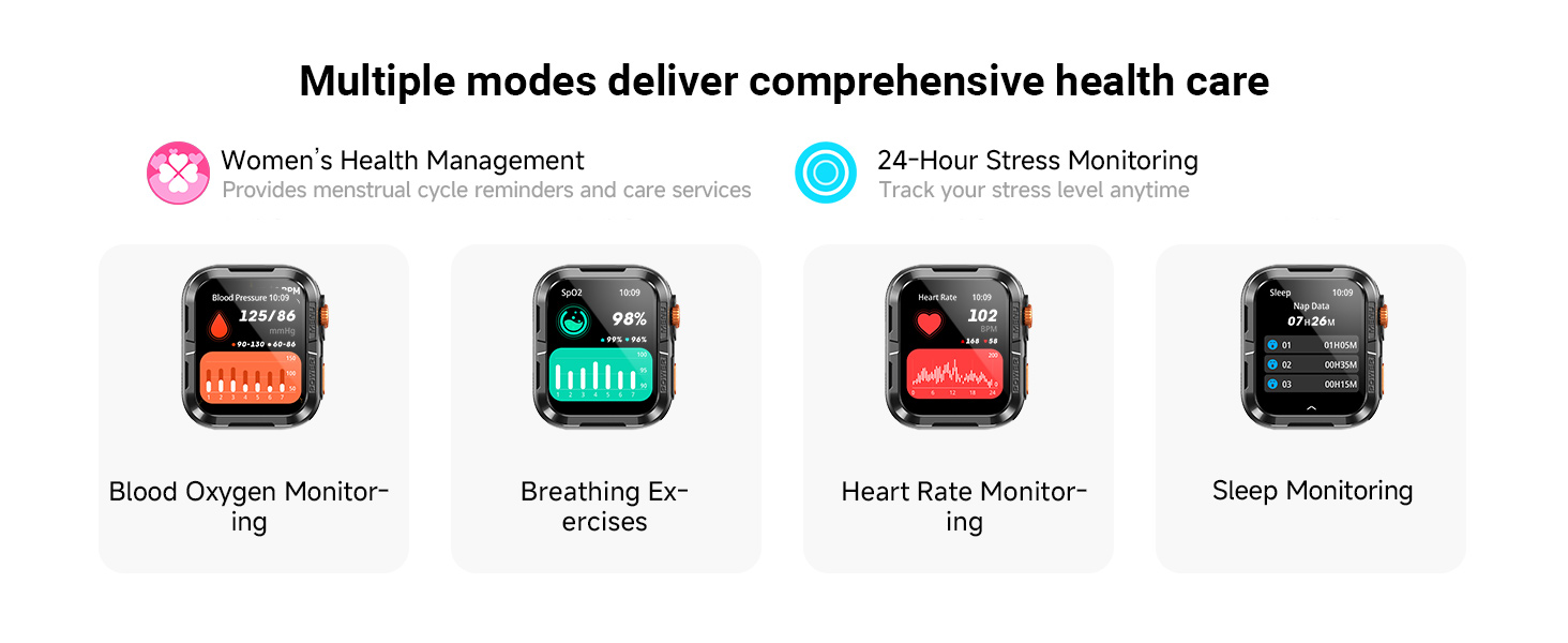 Multiple Health & Fitness Monitoring