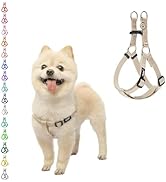 PUPTECK No Pull Dog Harness Soft Adjustable Basic Nylon Step in Puppy Vest Outdoor Walking with I...