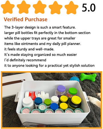 3-Tier Medicine Organizer