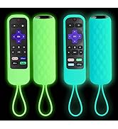 TOKERSE 2 Pack Silicone Case Compatible for Roku Express/Streaming Stick/Premiere - Remote Cover ...