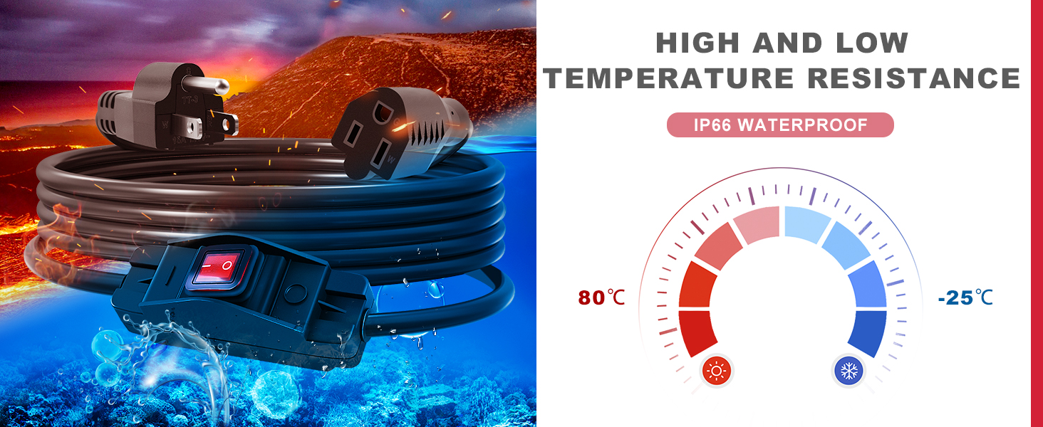 Extension Cord with Switch ON/OFF