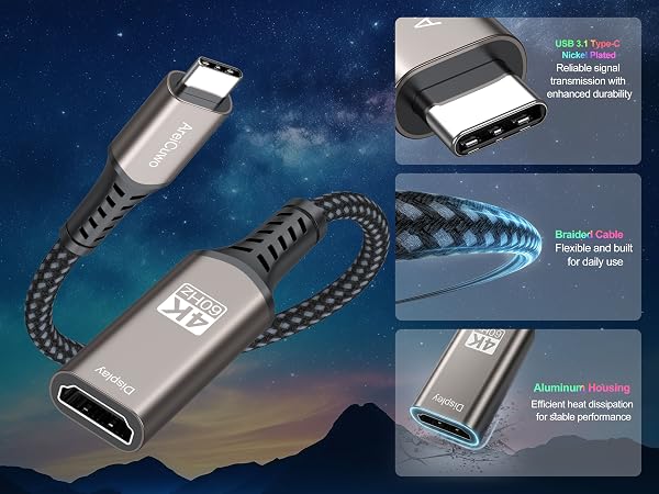 USB C to HDMI Adapter