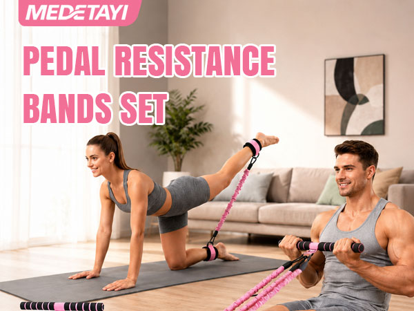 Upgraded Multifunction Pedal Resistance Band