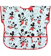 Bumkins Bibs, Baby and Toddler Bibs, Bibs for Girls and Boys, Large for 1-3 Years, Short Sleeve W...